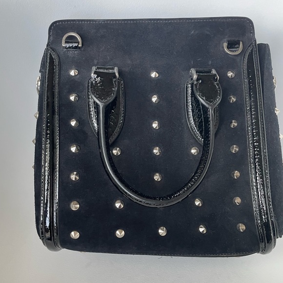 Alexander McQueen heroin studded mini bag - Picture 2 of 9